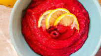 Luscious Raspberry Lemon Dessert Hummus Luscious Raspberry Lemon Dessert Hummus