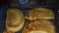 Calzone de verduras y carne Calzone de verduras y carne