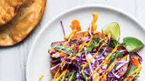 Skirt Steak Tostadas With Cashew Salsa and Red Cabbage Slaw Skirt Steak Tostadas With Cashew Salsa and Red Cabbage Slaw