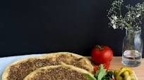 Za’atar Man’ouche – Flat bread with herbs Za’atar Man’ouche – Flat bread with herbs