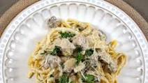 Can Cooker Wild Turkey and Mushroom Fettuccine Alfredo Can Cooker Wild Turkey and Mushroom Fettuccine Alfredo