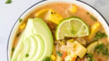Creamy Crockpot Chicken Tortilla Soup Creamy Crockpot Chicken Tortilla Soup