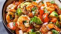 Easy Shrimp Avocado Salad with Tomatoes Easy Shrimp Avocado Salad with Tomatoes