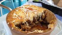 Traditional clay pot baked eggplant moussaka Traditional clay pot baked eggplant moussaka
