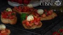 Bruschetta italienne à la tomate Bruschetta italienne à la tomate