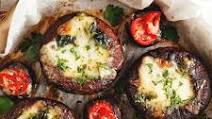 Cheese Stuffed Portobello Mushrooms Cheese Stuffed Portobello Mushrooms