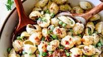 Bacon Pea Creamy Pasta Salad with Lemon Parmesan Dressing Bacon Pea Creamy Pasta Salad with Lemon Parmesan Dressing