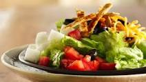 Santa Fe Salad with Tortilla Straws Santa Fe Salad with Tortilla Straws
