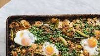 Vegetarian baked fried rice Vegetarian baked fried rice