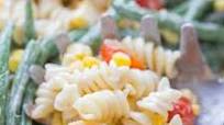 Loaded Vegetable Pasta Salad and Cincy Dipping Sauces Loaded Vegetable Pasta Salad and Cincy Dipping Sauces