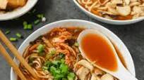 Kimchi Noodle Soup with Dumplings Kimchi Noodle Soup with Dumplings