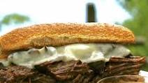 Italian Herb French Dip with Red Wine & Provolone Cheese Italian Herb French Dip with Red Wine & Provolone Cheese