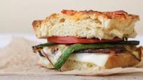 Parmesan Tomato Focaccia Sandwich Parmesan Tomato Focaccia Sandwich