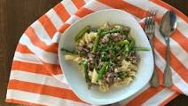 Eckert’s Italian Sausage and Asparagus Cream Pasta Eckert’s Italian Sausage and Asparagus Cream Pasta