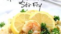 Lemony Shrimp Asparagus and Quinoa Stir Fry Lemony Shrimp Asparagus and Quinoa Stir Fry