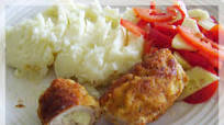 Cheese Stuffed Pork Roll-Ups Cheese Stuffed Pork Roll-Ups