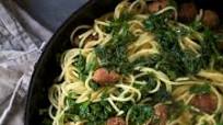 Spaghetti with Kale and Spicy Sausage Spaghetti with Kale and Spicy Sausage
