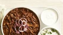 Chicken mole with coriander rice Chicken mole with coriander rice