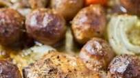 Roasted Sheet Pan Chicken Thighs Roasted Sheet Pan Chicken Thighs