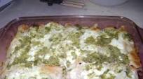 Chicken and Green Chile Enchiladas With Goat Cheese Cream Sauce Chicken and Green Chile Enchiladas With Goat Cheese Cream Sauce