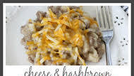 Cheese and Hashbrown Hamburger Casserole Cheese and Hashbrown Hamburger Casserole
