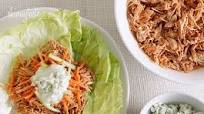 Buffalo Chicken Lettuce Wraps (Slow Cooker, Instant Pot) Buffalo Chicken Lettuce Wraps (Slow Cooker, Instant Pot)