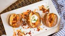 Ninja Foodi Grill Baked Potatoes