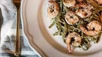 Pesto Grilled Shrimp & Pasta Recipe Pesto Grilled Shrimp & Pasta Recipe