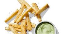 Yuca Fries with Cilantro-Avocado Ranch Dip Yuca Fries with Cilantro-Avocado Ranch Dip