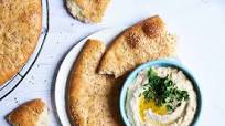 Ekmek (Turkish Flatbread) with Baba Ghanoush Ekmek (Turkish Flatbread) with Baba Ghanoush