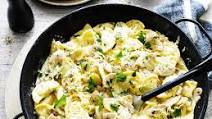 Creamy Mushroom and Three-Cheese Ravioli Creamy Mushroom and Three-Cheese Ravioli