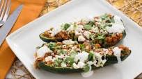Chiles Rellenos with Spiced Tamarind Rice & Queso Fresco Chiles Rellenos with Spiced Tamarind Rice & Queso Fresco