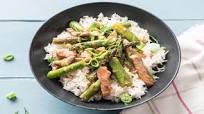 Very Teriyaki Pork Tenderloin with Basmati Rice and Asparagus Very Teriyaki Pork Tenderloin with Basmati Rice and Asparagus