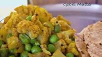 Recipe for Gobhi-Mutter - Indian Cauliflower and peas curry Recipe for Gobhi-Mutter - Indian Cauliflower and peas curry