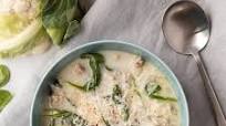 Creamy Sausage, Spinach & Cauliflower Soup Creamy Sausage, Spinach & Cauliflower Soup