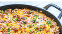 Bacon Cheeseburger Rice Skillet Bacon Cheeseburger Rice Skillet