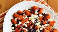 Roasted Sweet Potatoes with Feta Roasted Sweet Potatoes with Feta