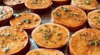 Baked Sweet Potato Slices with Rosemary Baked Sweet Potato Slices with Rosemary