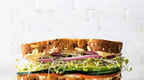 BEST VEGGIE HUMMUS SANDWICH BEST VEGGIE HUMMUS SANDWICH