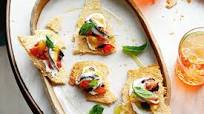 Parmesan crisp bruschetta Parmesan crisp bruschetta