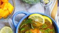 Spaghetti Squash Soup with Pumpkin and Fall Flavors {GF, Vegan, Paleo} Spaghetti Squash Soup with Pumpkin and Fall Flavors {GF, Vegan, Paleo}