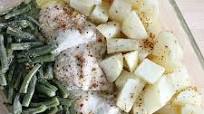 Italian Chicken, Green Beans, and Potatoes Italian Chicken, Green Beans, and Potatoes