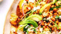 Roasted Cauliflower, Chickpea and Arugula Salad Roasted Cauliflower, Chickpea and Arugula Salad