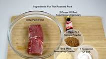 Roasted Five Spice Pork Fillet With Peanut Gravy – Moo Daeng Roasted Five Spice Pork Fillet With Peanut Gravy – Moo Daeng