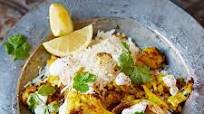 Aloo gobi with fluffy rice & yoghurt Aloo gobi with fluffy rice & yoghurt