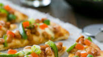 Bean Bruschetta Flatbread Bean Bruschetta Flatbread