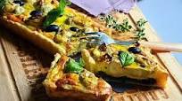 Tarte aux cœurs d'artichauts sur tapenade d'olives noires et pesto au robot Kenwood Prospero Tarte aux cœurs d'artichauts sur tapenade d'olives noires et pesto au robot Kenwood Prospero
