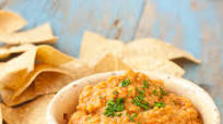 Roasted Hatch chile pepper hummus Roasted Hatch chile pepper hummus
