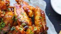 Crispy Baked Honey BBQ Chicken Wings Crispy Baked Honey BBQ Chicken Wings