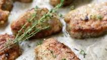 Skillet Pork Chops with Herb Gravy Skillet Pork Chops with Herb Gravy